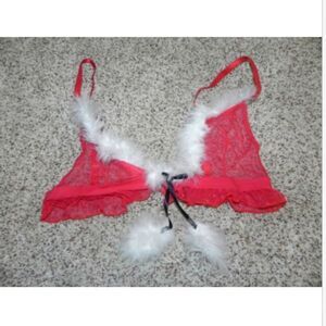 Seven Til Midnight Bra Womens One Size Red Sexy
